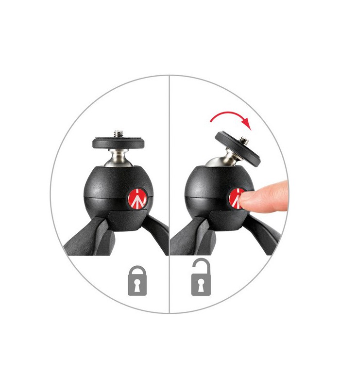 فروشگاه پیکسل - Manfrotto PIXI Mini Table Top Tripod