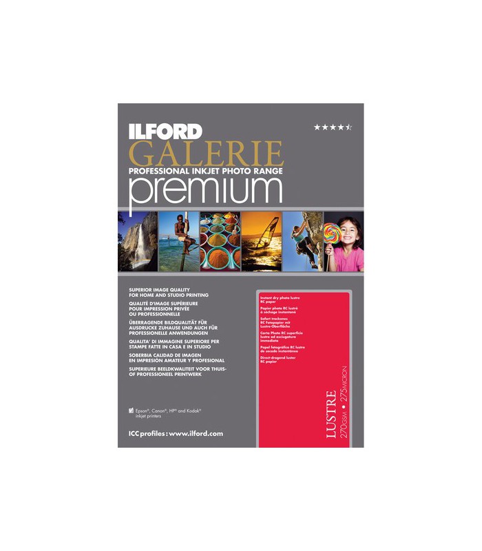 Ilford Galerie Premium Lustre Paper (A4 - 50 Sheets)