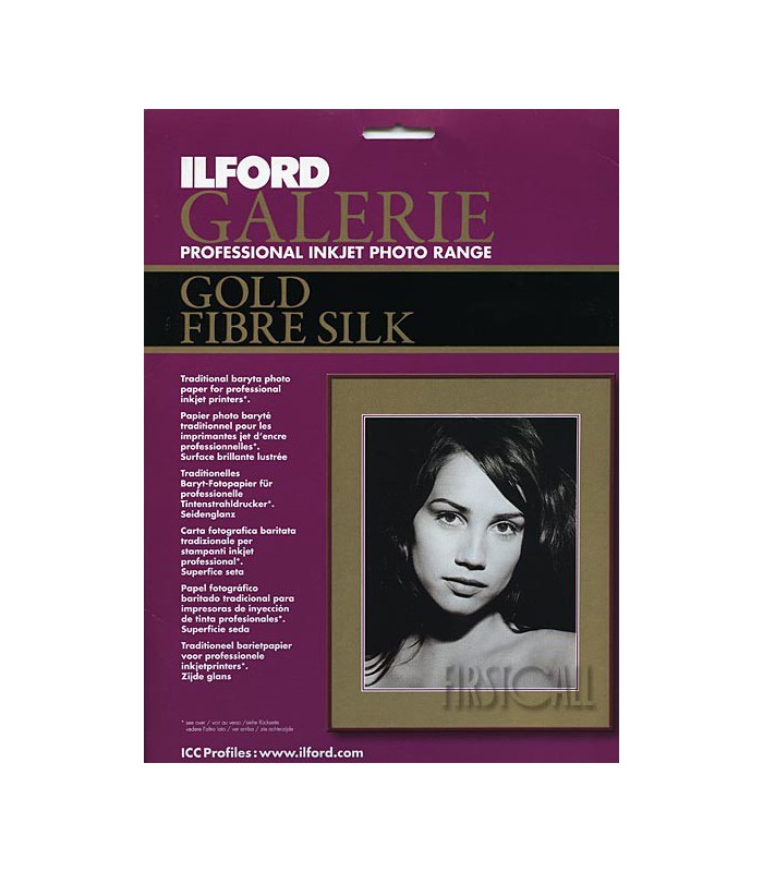 Ilford Galerie Gold Fibre Silk Paper (A4 - 10 Sheets)