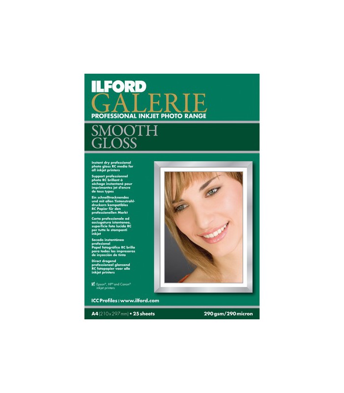 Ilford Galerie Smooth Gloss Paper (A3 - 25 Sheets)