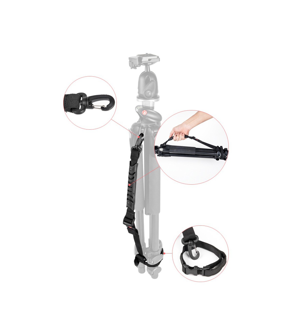 فروشگاه پیکسل Manfrotto Hand A Long Tripod Strap/Carrying Handle