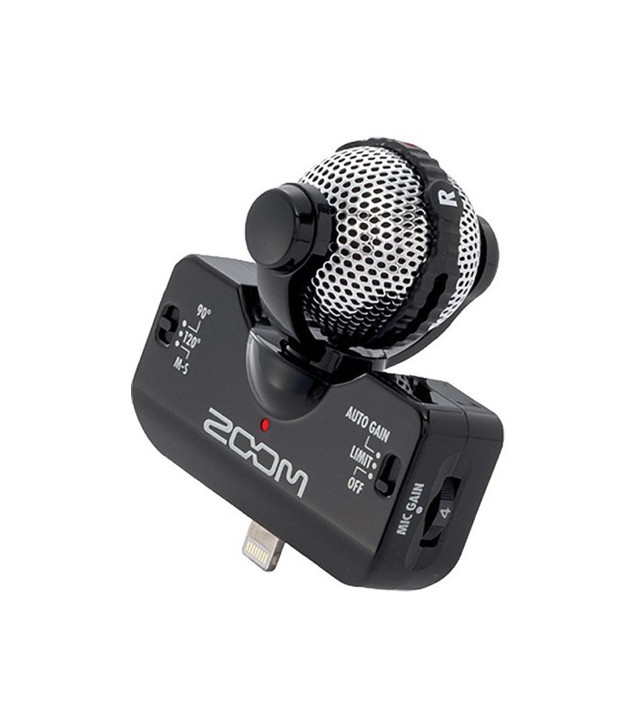 Zoom iQ5 Stereo Microphone for iOS Devices with Lightning Connector