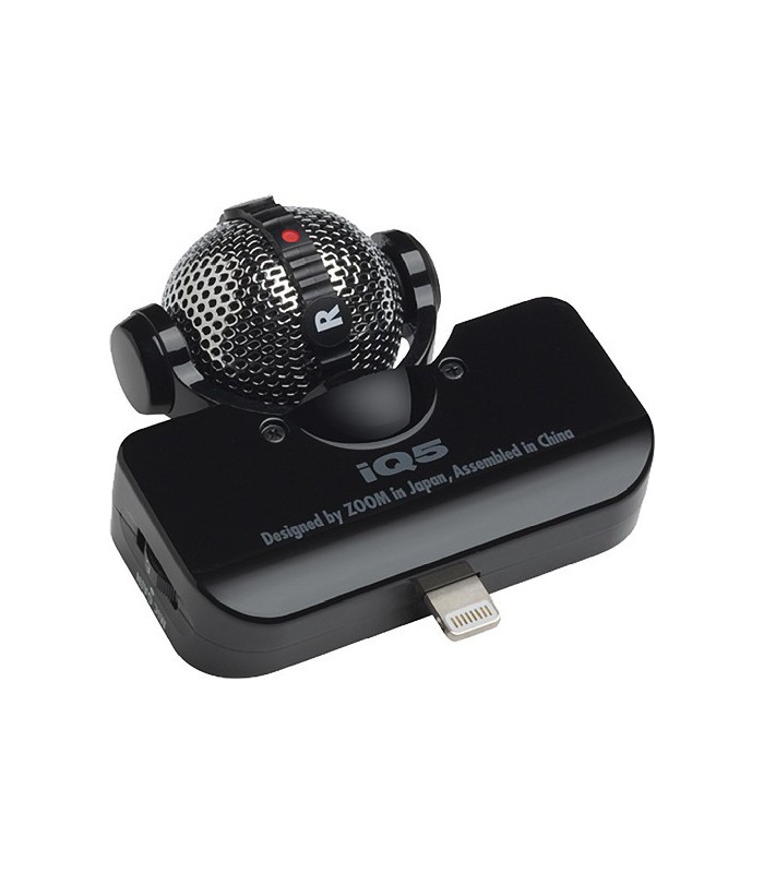 Zoom iQ5 Stereo Microphone for iOS Devices with Lightning Connector