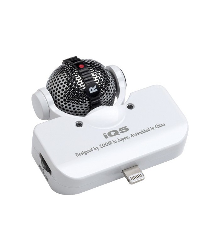Zoom iQ5 Stereo Microphone for iOS Devices with Lightning Connector