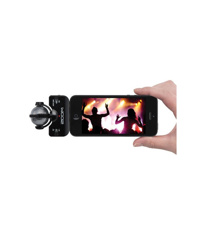 Zoom iQ5 Stereo Microphone for iOS Devices with Lightning Connector