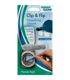 Green Clean Clip & Flip - Hands Free Magnifier - SC-0500