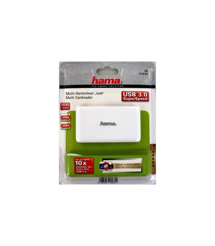 Hama Multi Cardreader Slim USB 3.0 114836