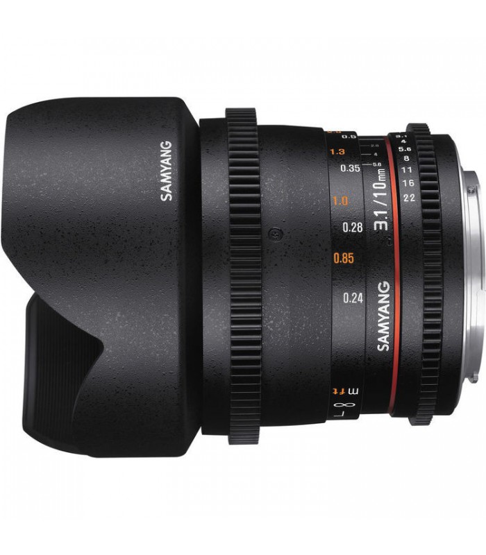 Samyang 10mm T3.1 VDSLR Lens For Canon
