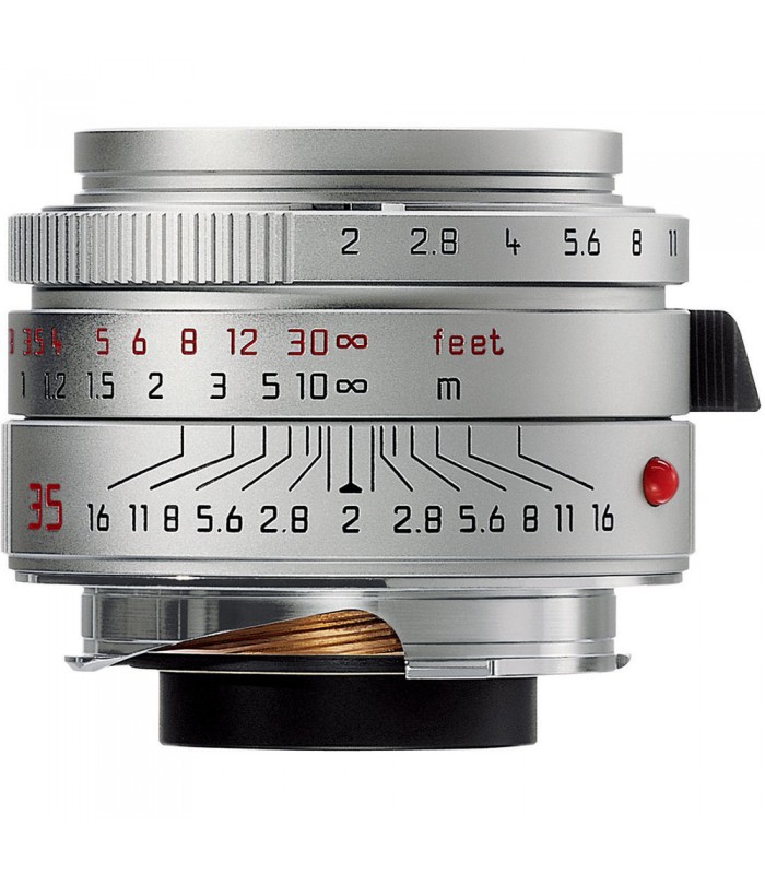Leica Wide Angle 35mm f/2.0 Summicron M Aspherical Manual Focus Lens (6-Bit, Updated for Digital) - Chrome