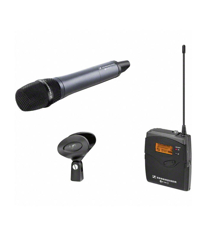 Sennheiser ew 135-p G3 Camera Mount Wireless Microphone System with 835 Handheld Mic - A