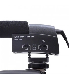 Sennheiser MKE 400 Compact Video Camera Shotgun Microphone
