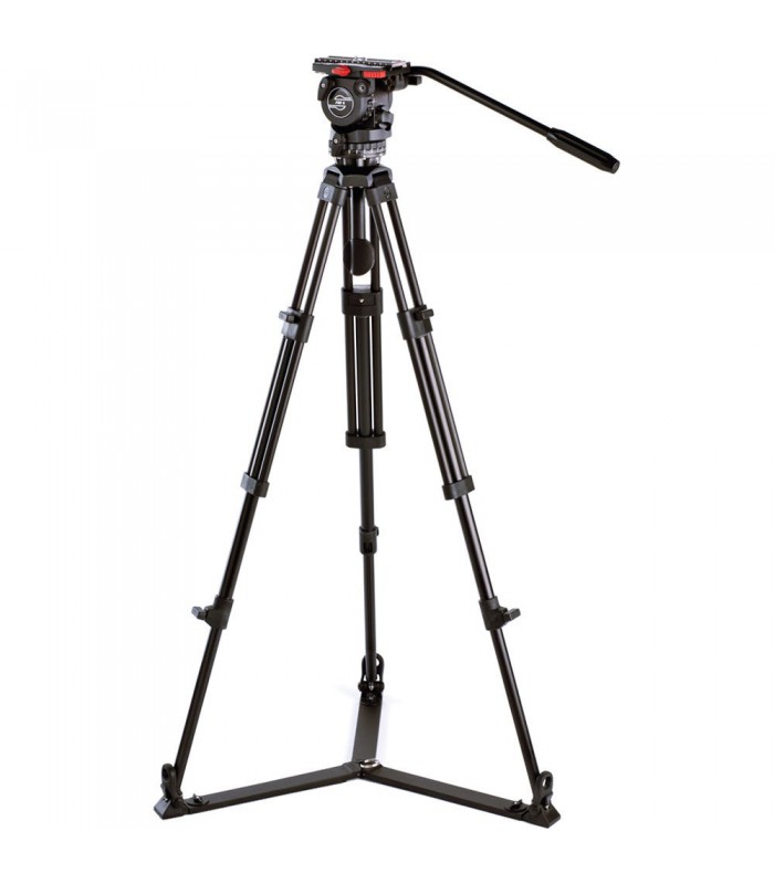 Sachtler 0771 Aluminum Tripod System with FSB 8 Head. ENG 752 D Legs & Ground Level Spreader
