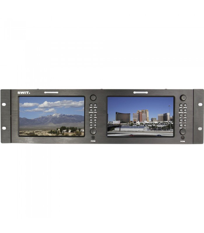 SWIT M-1071C Dual 7" HDMI Rack LCD Monitor