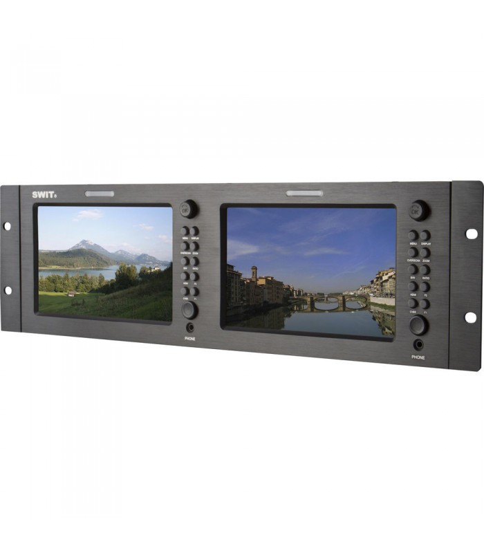 SWIT M-1071C Dual 7" HDMI Rack LCD Monitor