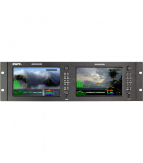 SWIT M-1071F Dual 7" HDSDI and HDMI Waveform LCD Monitor (3 RU)