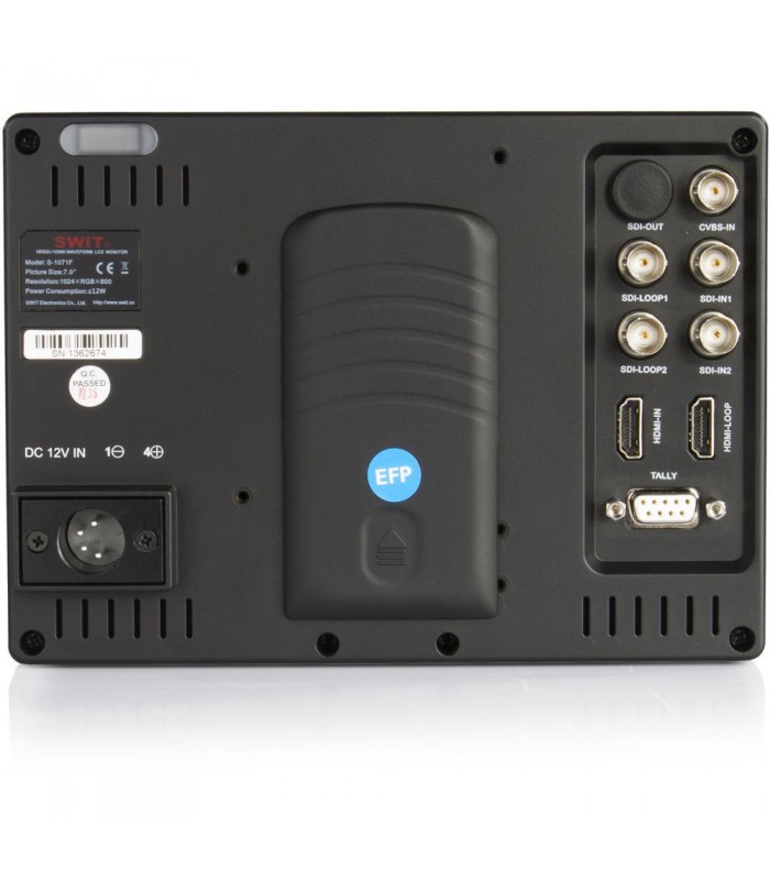 SWIT S-1071F (EFP) 7" EFP Field LCD Monitor with Picture-in-Picture Function and Dual HD Video Input