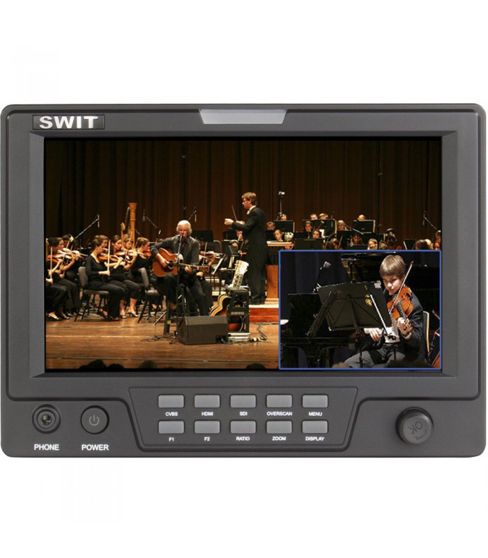 SWIT S-1071F (EFP) 7" EFP Field LCD Monitor with Picture-in-Picture Function and Dual HD Video Input