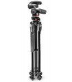 Manfrotto 290 DUAL Alu 3 Tripod w 90°column and 3W Head Kit - MK290DUA3-3W