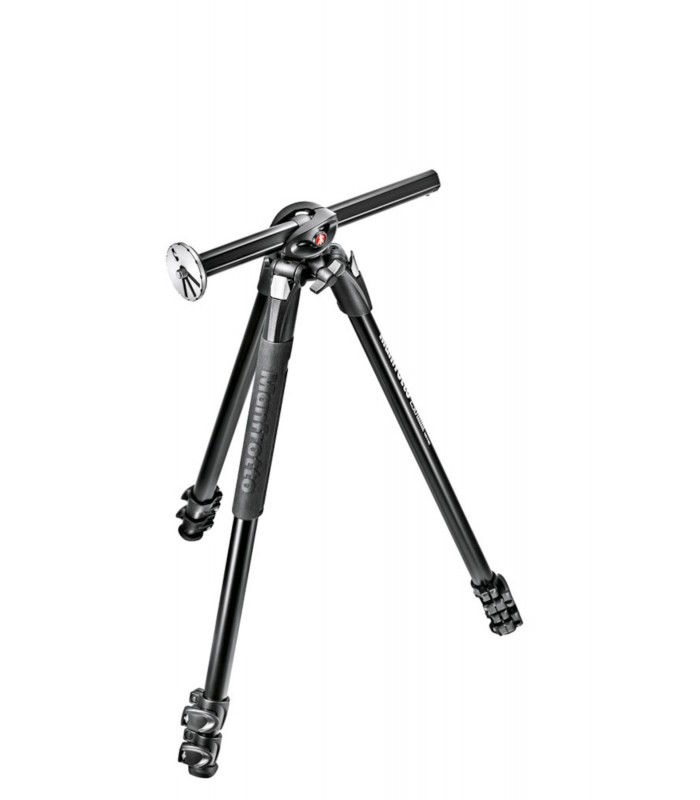 Manfrotto 290 DUAL Alu 3 Tripod w 90°column and 3W Head Kit - MK290DUA3-3W