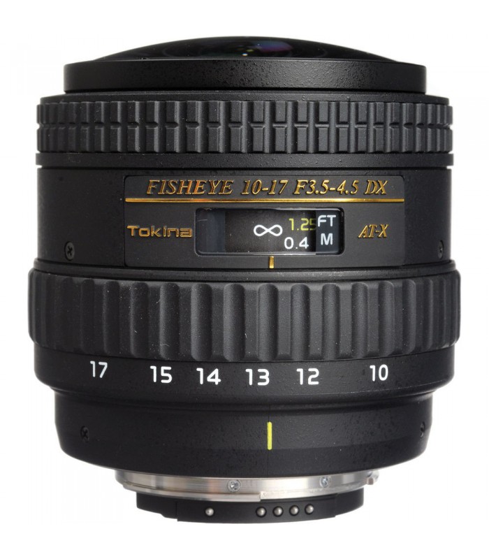 Tokina AT-X 107 AF DX NH Fisheye 10-17mm f/3.5-4.5 Lens for Nikon