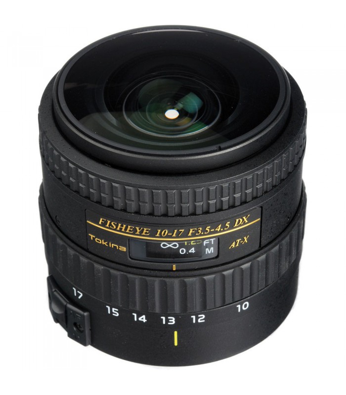 Tokina AT-X 107 AF NH Fisheye 10-17mm F/3.5-4.5 Lens for Canon