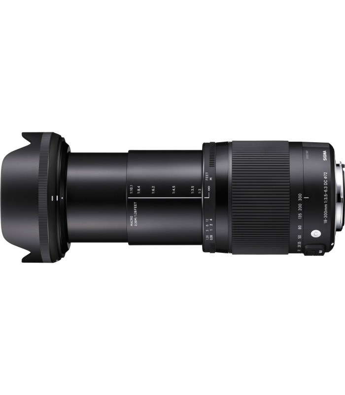 Sigma 18-300mm f/3.5-6.3 DC MACRO OS HSM Contemporary Lens for Canon EF