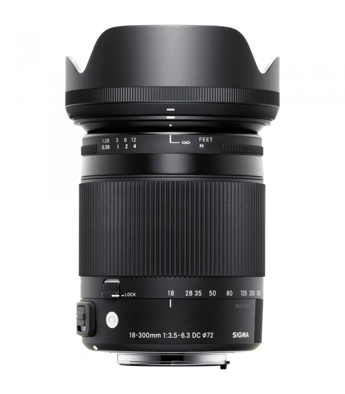 Sigma 18-300mm f/3.5-6.3 DC MACRO OS HSM Contemporary Lens for Nikon F