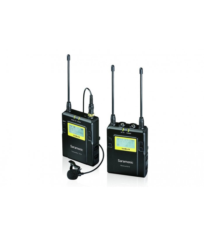 Saramonic UWMIC10 96-Channel Digital UHF Wireless Lavalier Microphone System