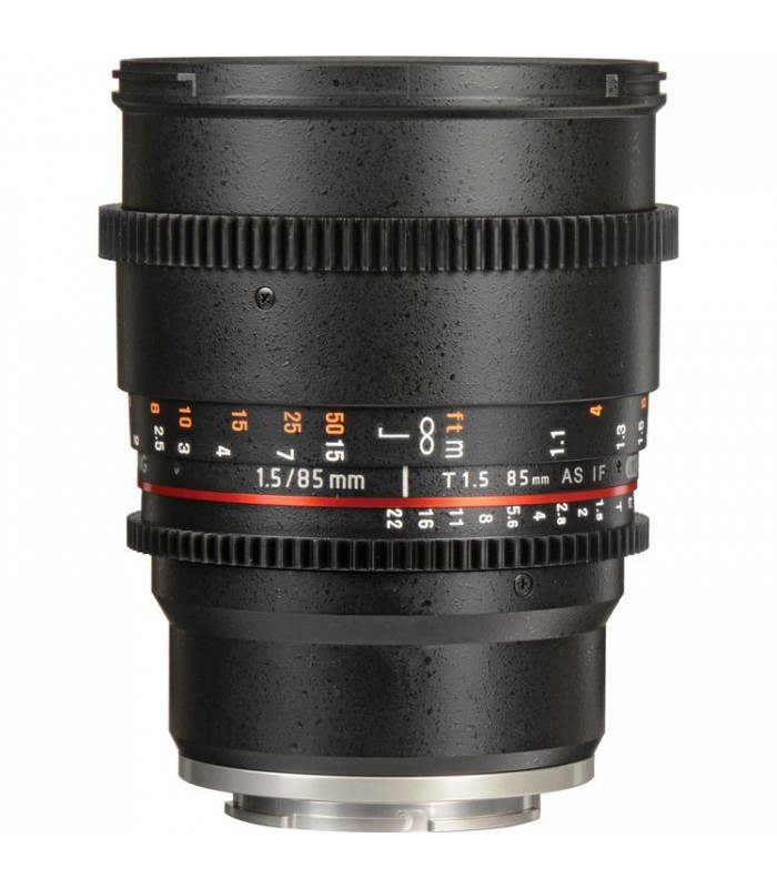 Samyang 85mm T1.5 VDSLRII Cine Lens for Sony E-Mount