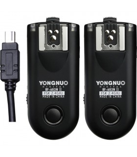 Yongnuo RF-603N II Wireless Flash Trigger Kit for Nikon DC2 Connection