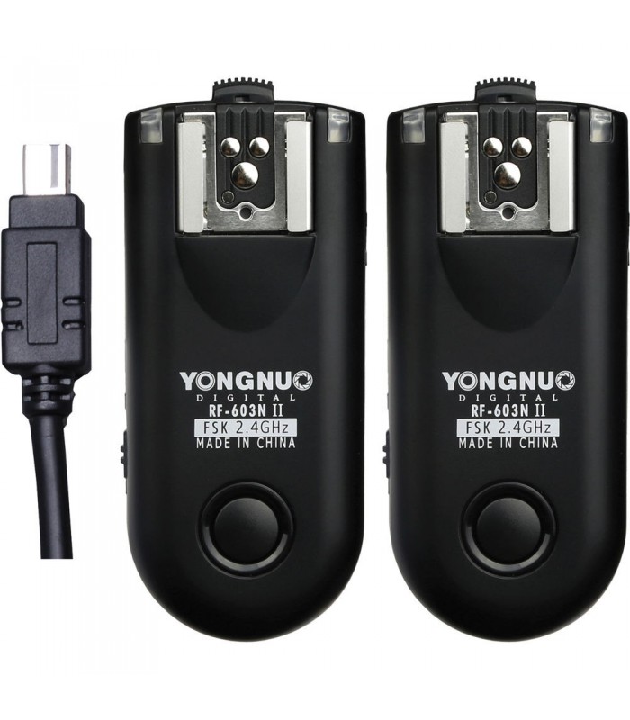 Yongnuo RF-603N II Wireless Flash Trigger Kit for Nikon DC2 Connection