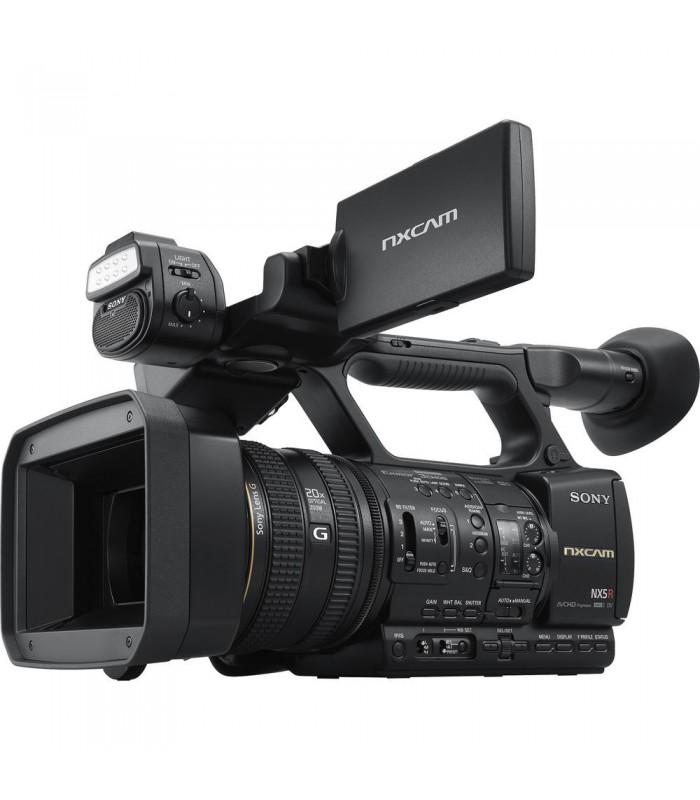 Sony HXR-NX5R NXCAM Professional Camcorder with Built-In LED Light