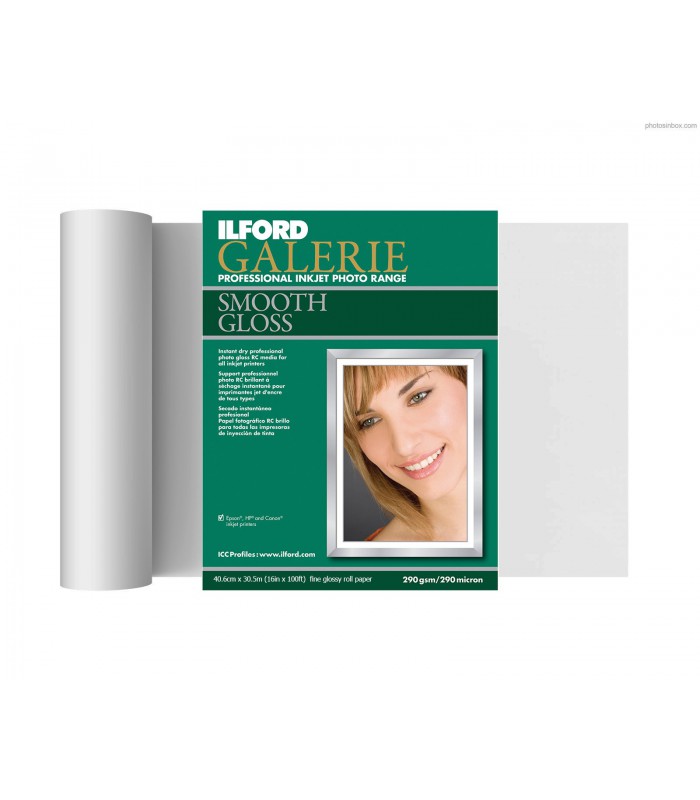 40.6cm x 30.5m Ilford Galerie Smooth Gloss 290 (IGSGP11)
