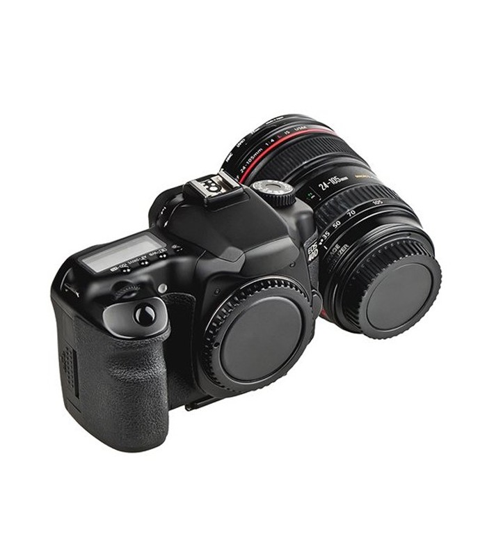 Rear Lens Cover + Camera Body Cap for Canon DSLR