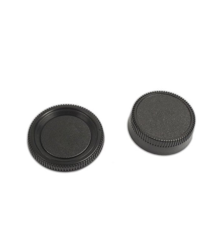 Rear Lens Cover + Camera Body Cap for Nikon DSLR