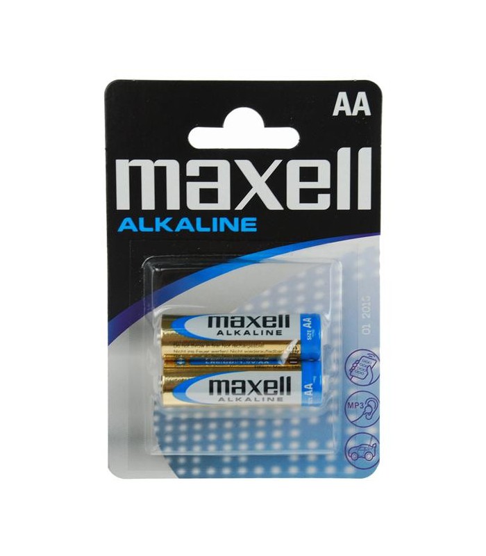 Maxell Alkaline Blister Packs Maxell LR6 AA 2pk