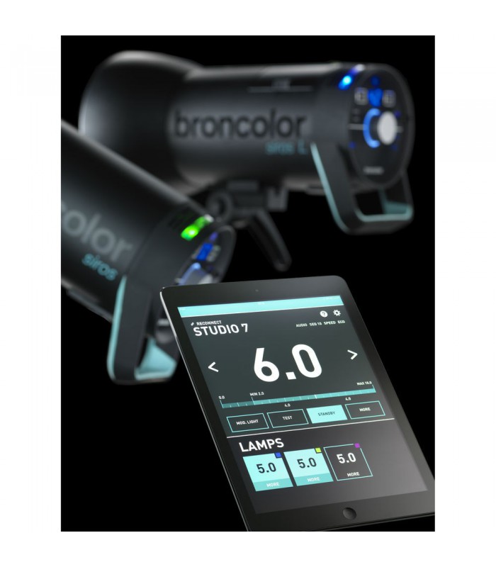 Broncolor Siros L 400Ws Battery-Powered 2-Light Outdoor Kit 2