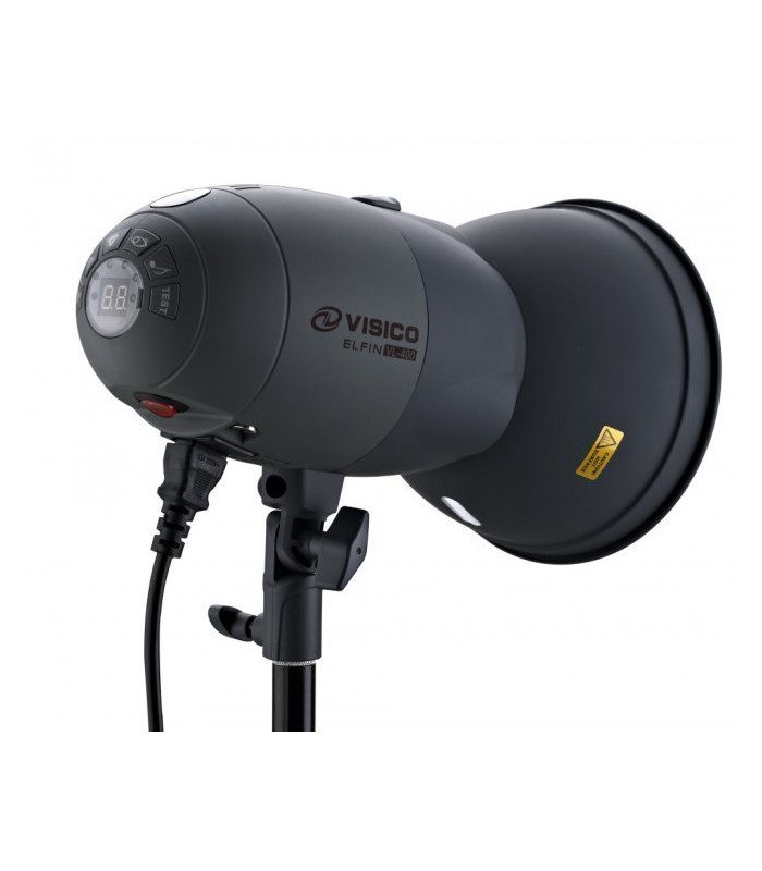 Visico Studio Flash VL-400 PLUS Softbox And Barndoor Kit