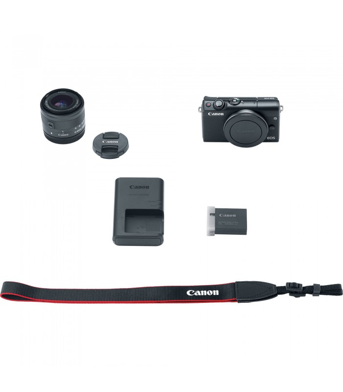 دوربین Mirrorless کانن مدل Canon EOS M100 با لنز 15-45 میلی‌متر