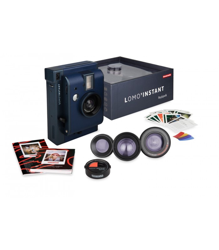 دوربین چاپ سریع Lomo مدل Instant به همراه کیت لنز طرح Reykjavik