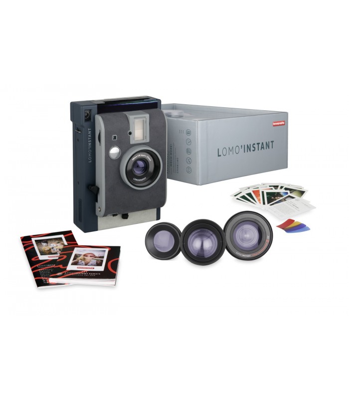 دوربین چاپ سریع Lomo مدل Instant به همراه کیت لنز طرح Lake tahoe