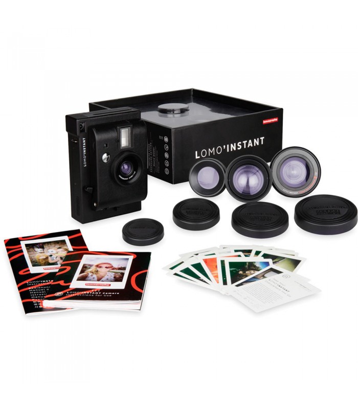 دوربین چاپ سریع Lomo مدل Instant به همراه کیت لنز - مشکی