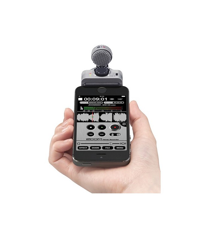 میکروفن استریو ZOOM برای iOS مدل iQ7