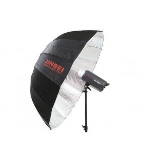 چتر عمیق Jinbei مدل Black-Silver Deep Umbrella دهانه ۱۳۰ سانتی‌متر
