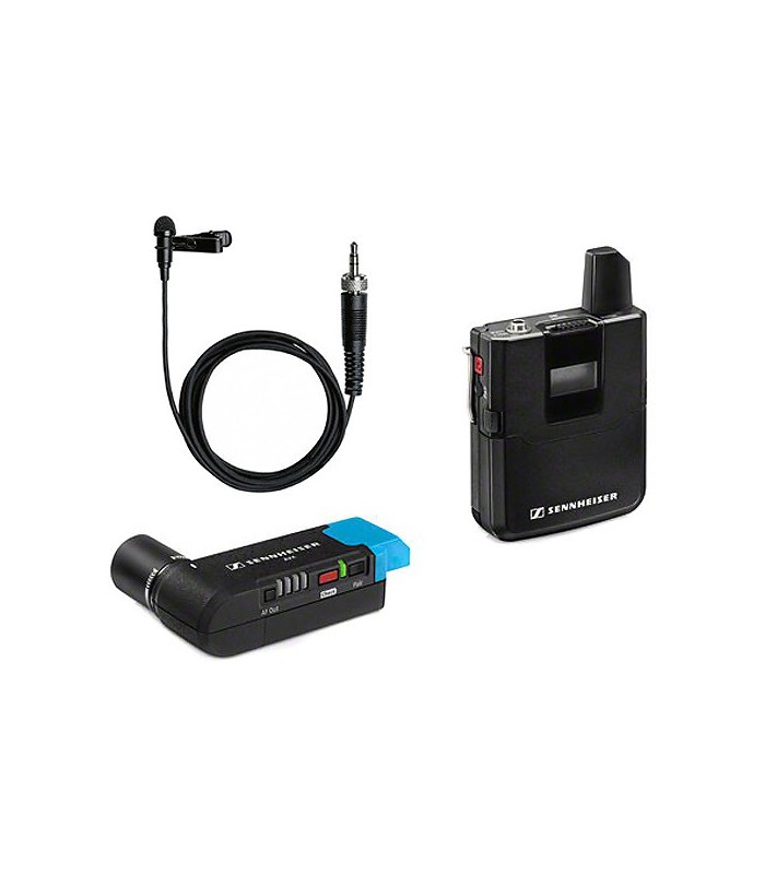 کیت وایرلس میکروفن SennHeiser مدل ME2 AVX Camera-Mountable Lavalier