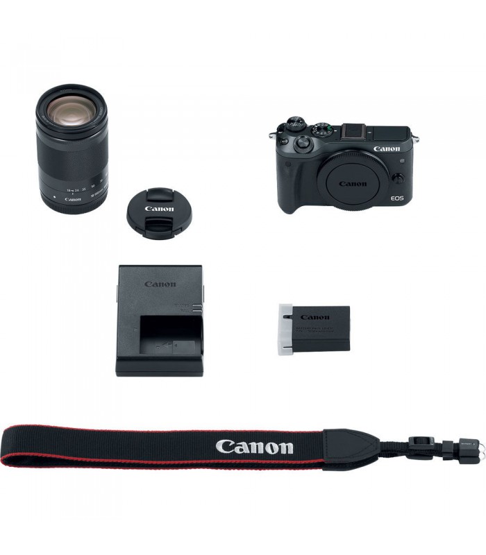 دوربین بدون آینه کانن مدل EOS M6 به همراه لنز EF-M 18-150mm f/3.5-6.3 IS STM