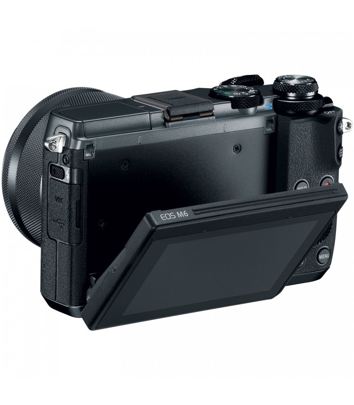 دوربین بدون آینه کانن مدل EOS M6 به همراه لنز 15-45mm IS STM