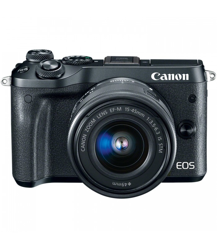 دوربین بدون آینه کانن مدل EOS M6 به همراه لنز 15-45mm IS STM