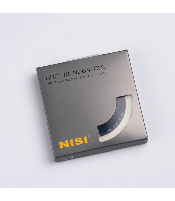 فیلتر ND پولایزه Nissi مدل HUC PRO Nano IR ND64 + CPL - دهانه 82 میلی متر