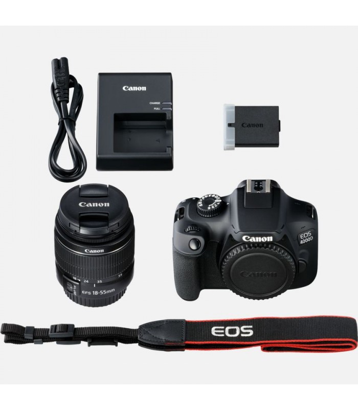 دوربین Canon مدل 4000D به همراه لنز EF-S 18-55mm III